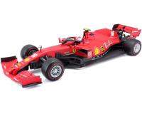 Bburago 16808L Ferrari Scuderia #16 Charles Leclerc 2020 SF1000 Soft Tyres (Red walls) 1:18 F1 Model
